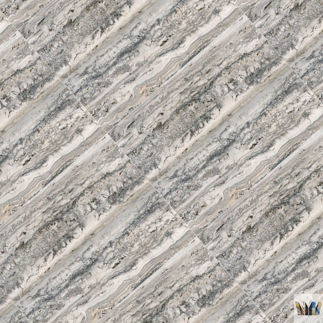 Silver Travertine