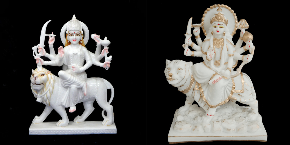 Durga Mata Marble Murti