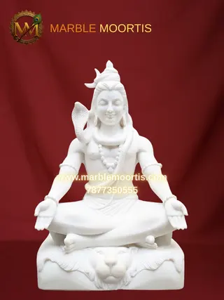 Shiva Lingam Marble Murti