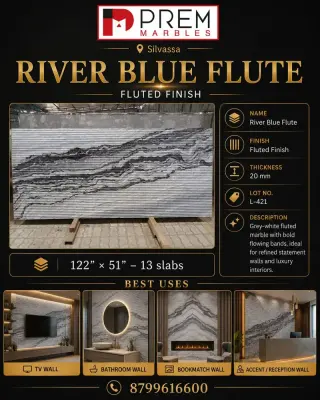 River Blue Flute