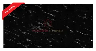 Fish Black Granite